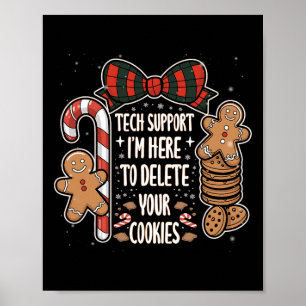 Christmas Tech ondersteunt hier om cookies XMA te Poster