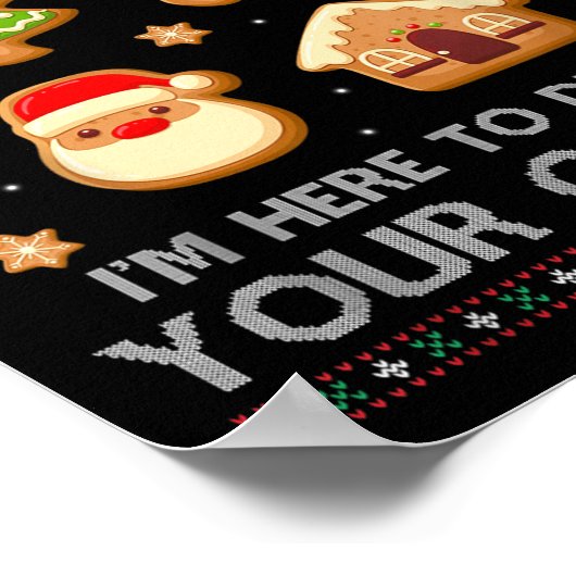 Christmas Tech Support hier om cookies te verwijde Poster (Hoek)