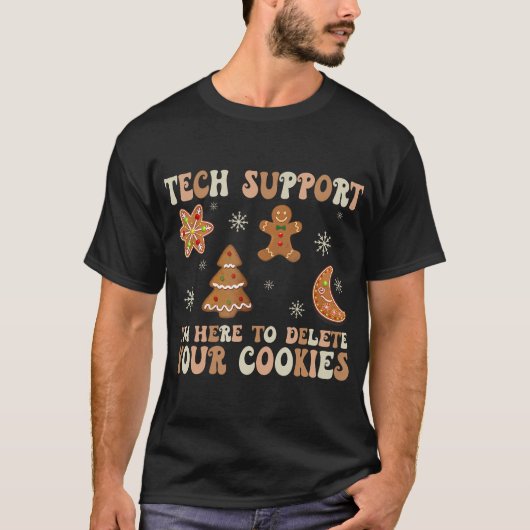 Christmas Tech Support Ik ben hier om te verwijder T-shirt (Voorkant)