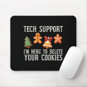 Christmas Tech Suprt Here To Delete Cookies Xmas M Muismat (Met muis)