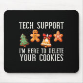 Christmas Tech Suprt Here To Delete Cookies Xmas M Muismat (Voorkant)