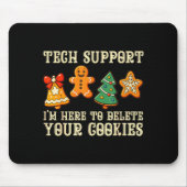 Christmas Tech Suprt Here To Delete Cookies Xmas M Muismat (Voorkant)
