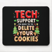 Christmas Tech Suprt Here To Delete Cookies Xmas M Muismat (Voorkant)