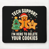 Christmas Tech Suprt Here To Delete Cookies Xmas M Muismat (Voorkant)