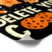 Christmas Tech Suprt Here To Delete Cookies Xmas M Poster (Hoek)