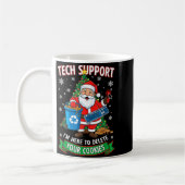 Christmas Tech Suprt Here To Delete Funny Cookies Koffiemok (Links)
