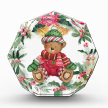 Christmas Teddy Bear Fotoblok