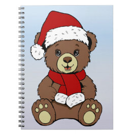 Christmas Teddy Bear Notitieboek 6,5 x 8,75 inch
