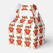 Christmas Teddy Bears Cadeaubox Bedankdoosjes (Voorkant Zijde)