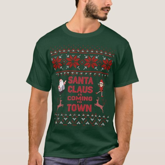 Christmas Tee - Holidays Jingle Design T-shirt (Voorkant)