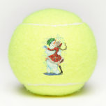 Christmas Tennis Balls Snowman and Girl Dance Tennisballen<br><div class="desc">Happy Snowman and Girl Dance Tango kerstparty Fun Cartoon Tekenen - Kies / voeg je unieke tekst / naam / kleur toe - maak je speciale cadeautje - vergroot en verwijder of verwijder elementen / tekst met aanpassingsgereedschap ! Tekening en ontwerp door MIGNED. Zie mijn andere projecten/schilderijen. Je kunt ook...</div>