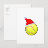 Christmas Tennis Feestdagenkaart (Voorkant / Achterkant)