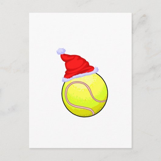 Christmas Tennis Feestdagenkaart (Voorkant)