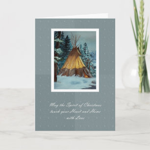 Christmas Tepee Kaart / Christmas Tipi