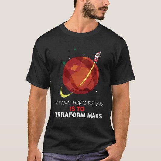 Christmas Terraforming Mars Christmas Board game T-shirt (Voorkant)