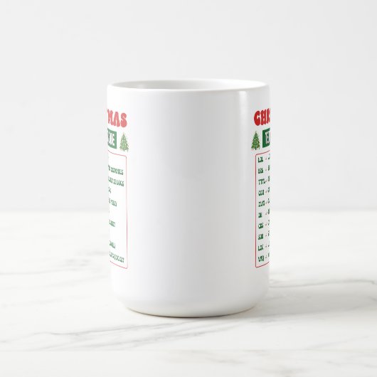 Christmas Texting Code  Koffiemok (Center)