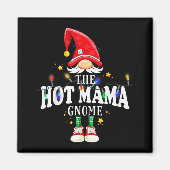 Christmas The Hot Mama Gnome X-mas Matching Pjs Magneet (Voorkant)