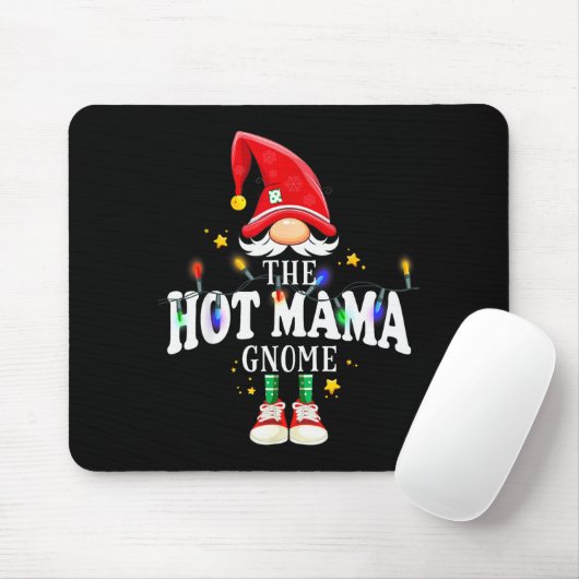 Christmas The Hot Mama Gnome X-mas Matching Pjs  Muismat (Met muis)