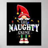 Christmas The Naughty Gnome X-mas Matching Pjs  Poster (Voorkant)