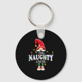Christmas The Naughty Gnome X-mas Matching Pjs Sleutelhanger (Voorkant)