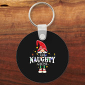 Christmas The Naughty Gnome X-mas Matching Pjs Sleutelhanger (Voorkant)