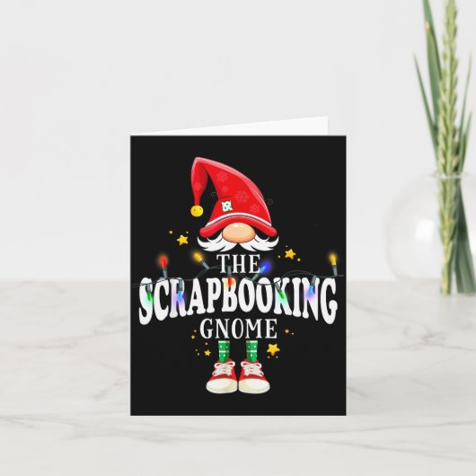 Christmas The Scrapbooking Gnome X-mas Matching Pj Kaart (Voorkant)