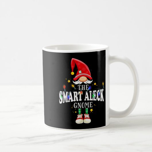 Christmas The Smart Aleck Gnome X-mas Matching Pjs Koffiemok (Rechts)