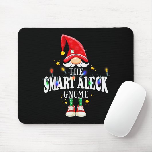 Christmas The Smart Aleck Gnome X-mas Matching Pjs Muismat (Met muis)
