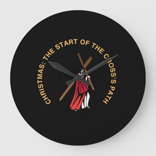 Christmas: The Start of the Cross's Path Grote Klok (Voorkant)