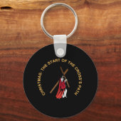 Christmas: The Start of the Cross's Path Sleutelhanger (Voorkant)