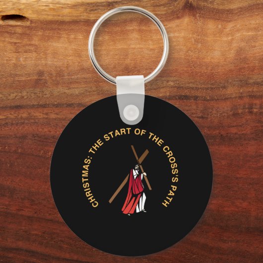 Christmas: The Start of the Cross's Path Sleutelhanger (Voorkant)