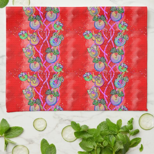 CHRISTMAS THEEDOEK (Gevouwen)