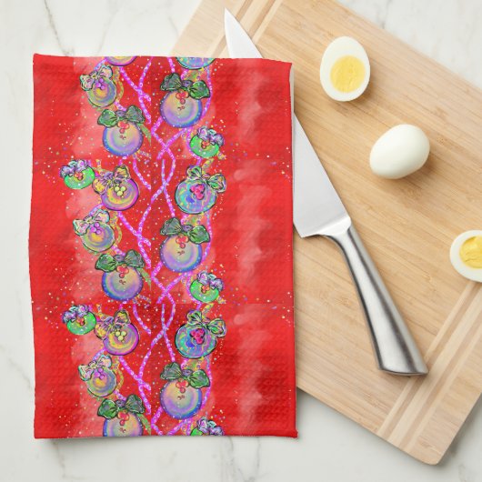 CHRISTMAS THEEDOEK (Quarter Fold)