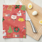 christmas theedoek (Quarter Fold)