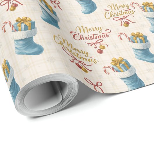 Christmas Theme Wrapping Paper - Boutique  Cadeaupapier (Rol Hoek)