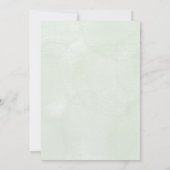 Christmas themed baby shower invitation kaart (Achterkant)