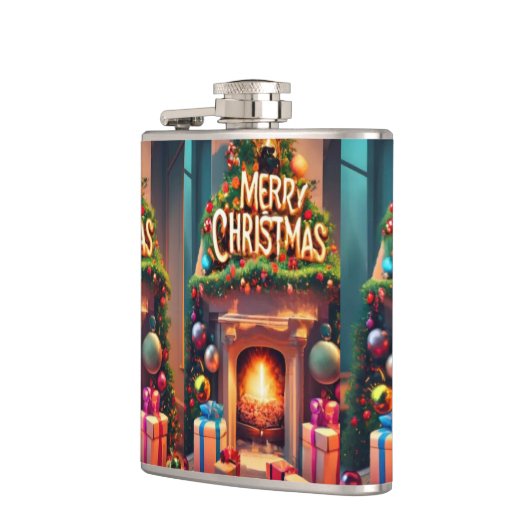 Christmas Themed Hip Flask – Merry Christmas Firep Heupfles (Links)