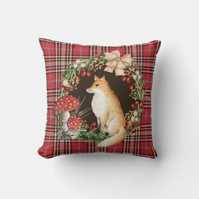 Christmas Throw Pillow 16" x 16" Kussen (Voorkant)