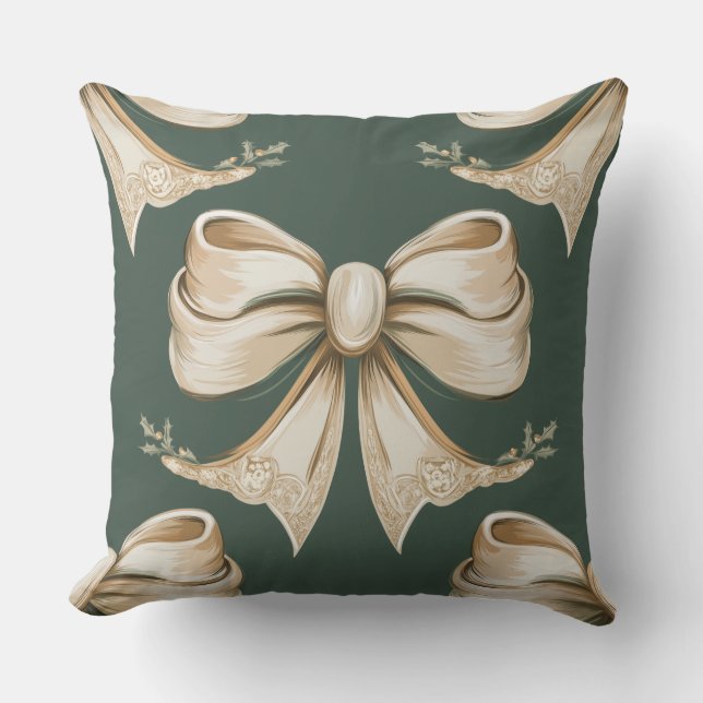 Christmas Throw Pillow – Festive Holiday Decor Kussen (Voorkant)