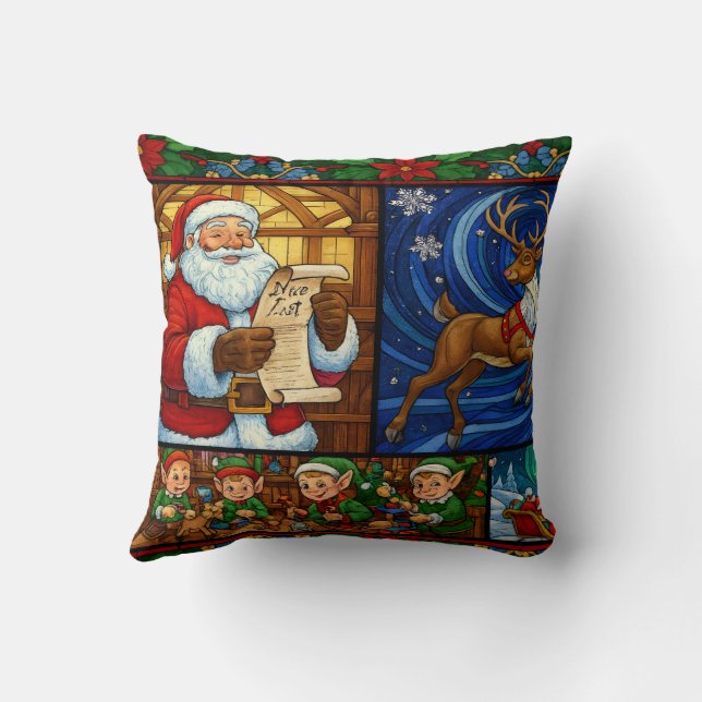 Christmas Throw Pillow Kussen (Achterkant)