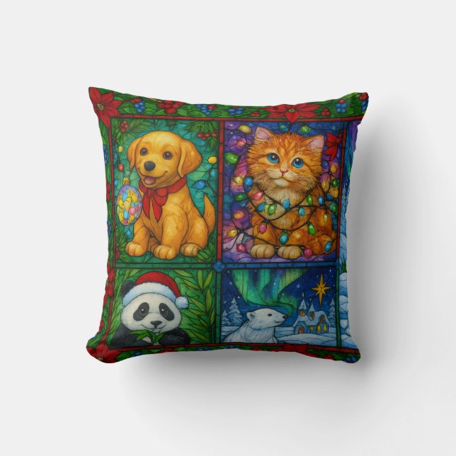 Christmas Throw Pillow Kussen (Voorkant)