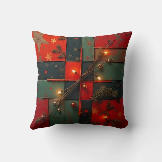 Christmas Throw Pillow Kussen (Achterkant)