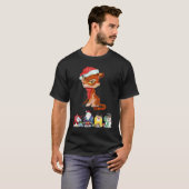 Christmas Tiger Face Tree Snow  Pajama Xmas 2021   T-shirt (Voorkant volledig)