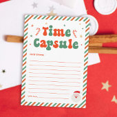 Christmas Time Capsule Game Kaart