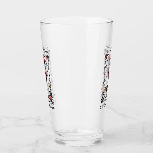 Christmas Time Is Better with Wine  Glas (Links)