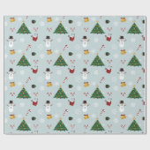 Christmas Time Wrapping Paper Cadeaupapier (Vlak)