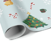 Christmas Time Wrapping Paper Cadeaupapier (Rol Hoek)