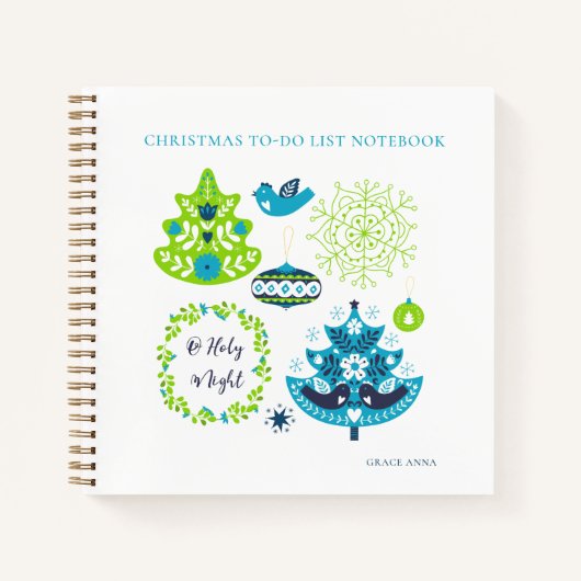 Christmas To-Do List Notitieboek (Voorkant)