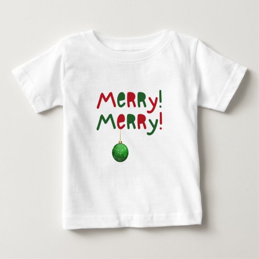 Christmas Toddler Tee with Cute Saying  (Voorkant)