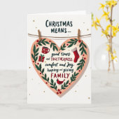 Christmas Togetherness Card Kaart (Gele Bloem)